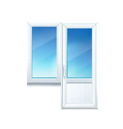 Балконный блок с одностворчатым окном
