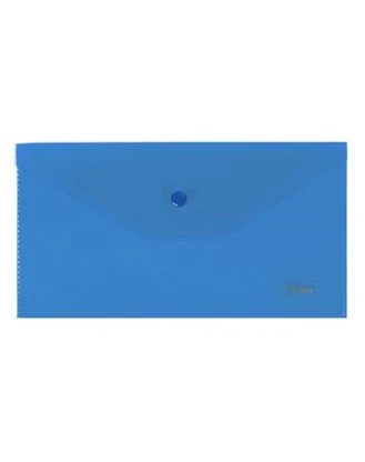 Фото для Папка-конверт на кнопке Hatber С6 224х119мм синяя
