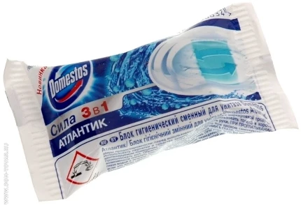 Фото для Сменный блок для унитаза Domestos Атлантик, 40гр