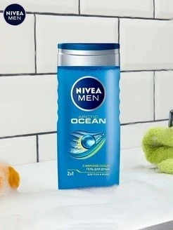 Фото для Гель для душа мужской Nivea Arctic Ocean 2 в1 250мл