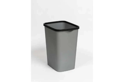 Фото для Ведро для мусора Tandem с фиксатором 20л сер.металлик/черный 842258