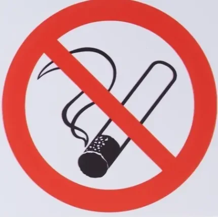 Фото для Табличка ПВХ, Не Курить 150*150 мм, клеящаяся основа, 2115487