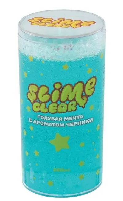 Слайм Clear-slime 250г Голубая мечта с ароматом черники S130-33