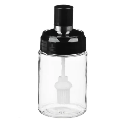 Фото для Банка для масла с кисточкой, 14,5х6,5см, стекло, 828-269