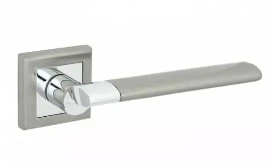 Дверная ручка Palladium (Палладиум) Oscar SN/CP (комплект ручек 2 шт.)