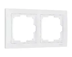 Рамка Werkel на 2 поста белый WL03-Frame-02