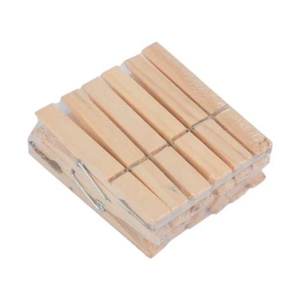 Фото для Прищепки для белья деревянные, 12 шт