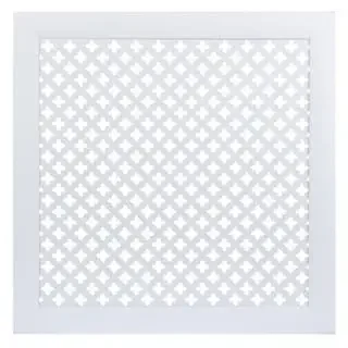 Фото для Экран для радиатора Готико белый 120х60 МДФ
