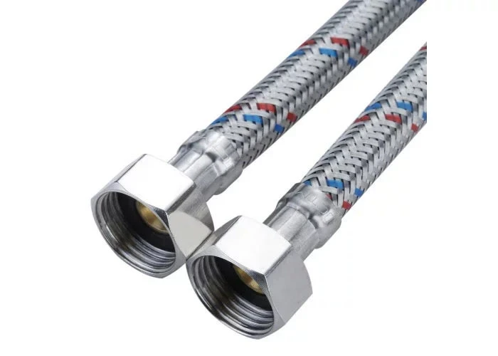 Фото для Гибкая подводка Гигант для воды в стальной оплётке, Г-Г 1/2" 40 см