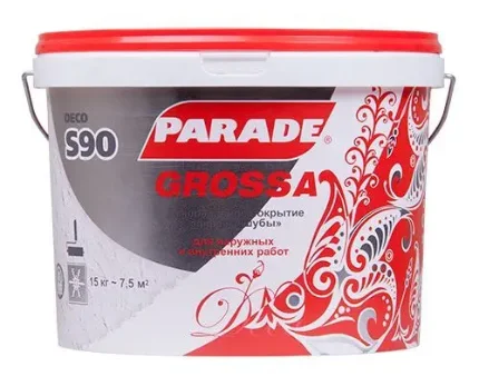 Фото для Покрытие декоративное PARADE DECO GROSSA S90 эффект шубы 15кг