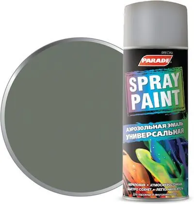 Эмаль PARADE Spray Paint, сигнальный серый, 520 мл