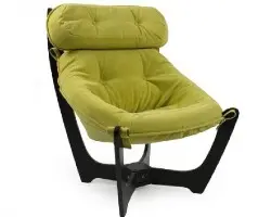 Кресло для отдыха Модель 11, венге, ткань Verona Apple Green