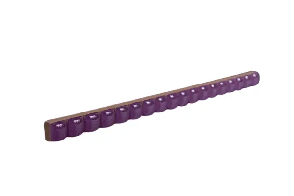 Бордюр Бусинка 0,7х25 фиолетовый люстрированный