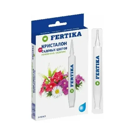 Кристалон удобрение для садовых цветов (5 ампул по 10 мл) Fertika