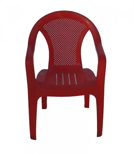 Кресло красное Румба пластиковое