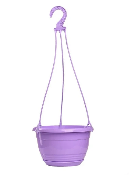 Фото для Кашпо подвесное "Глория", 3,3 л , с поддоном и с подвесом в ассортименте