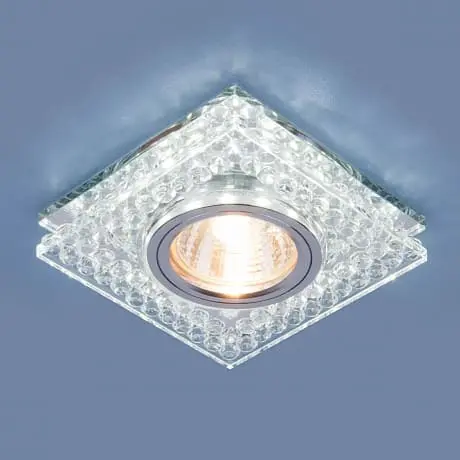 Светильник точечный 8391 MR16 CL/SL прозрачный/серебро