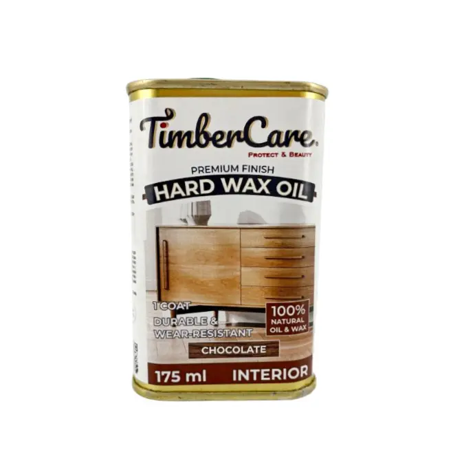 Масло защитное TIMBERCARE HARD WAX OIL с твердым воском, шоколад 0,175л, 350103