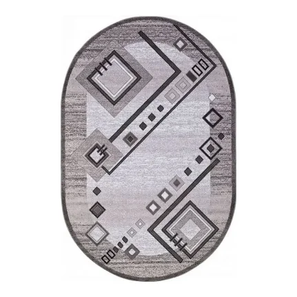 Фото для Ковер 0,8х1,5 SILVER d188 GRAY Овал