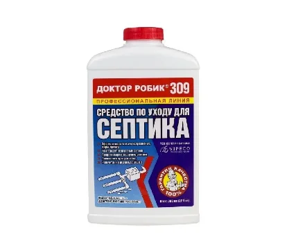 Фото для Доктор Робик средство по уходу для септика и выгребных ям 309 0,798л