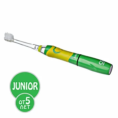Фото для Электрическая звуковая зубная щетка CS Medica CS-562 Junior (зеленая)