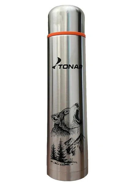 Фото для Термос "HS TM-051-W" 1200ML Волк(Тонар)