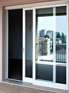 Фото для Раздвижные двери из алюминиевого профиля. Изготовление и монтаж