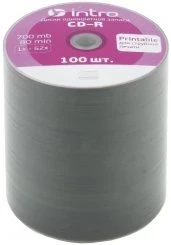 Фото для Диск CD-R 700Mb 52x Intro Bulk Printable (100)