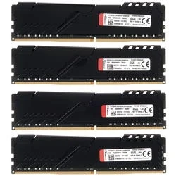 Фото для Память DIMM DDR4 32Gb 3000MHz Kingston HX430C15FB3K4/32 CL15 DIMM (Kit из 4) HyperX FURY