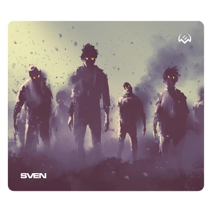 Фото для Коврик для мыши SVEN MP-G02S Zombie (230x200x2мм, ткань + резина)