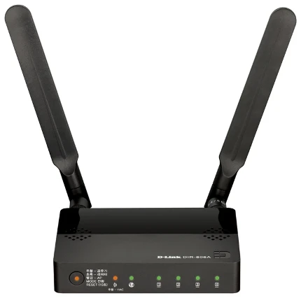 Фото для Wi-Fi роутер D-Link DIR-806A/RU/A1A Двухдиапазонный 802.11a/b/g/n/ac (2.4 и 5 ГГц), AC450, 4х10/100