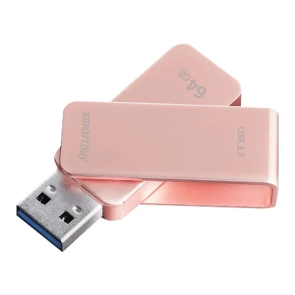 Фото для Флеш диск 64GB USB 3.0/3.2 Smart Buy M1 Metal Apricot (SB064GM1A)
