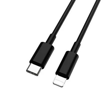 Фото для Дата-кабель Type-C-Lightning Cablexpert CCP-USB-CMLM2-1M Длина 1м, Цвет черный, Интерфейс USB 2.0, Максимальная сила тока 3А