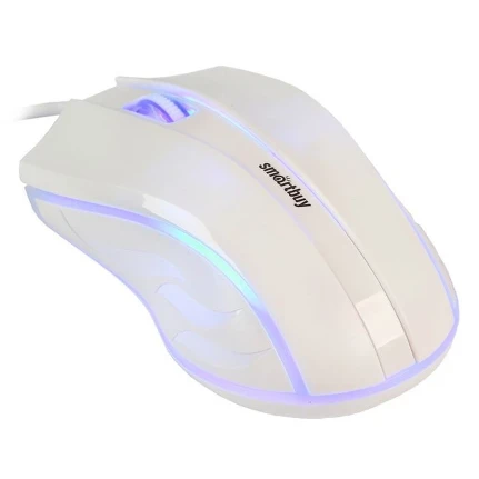 Фото для Мышь проводная Smartbuy ONE 338 белая (SBM-338-W) с подсветкой