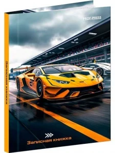 Фото для ЗАПИСНАЯ КН А7 64Л 7БЦ PROFIT КЛЕТКА ГЛЯНЦЕВАЯ ЛАМ (64-1680, ЖЁЛТАЯ СПОРТИВНАЯ МАШИНА)