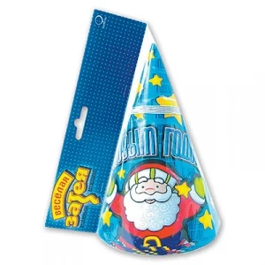 Фото для КАРНАВАЛЬНЫЙ КОЛПАК "С НОВЫМ ГОДОМ ДЕД МОРОЗ" 8Ш/У