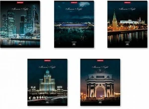 Фото для ТЕТРАДЬ 48Л КЛЕТКА "MOSCOW NIGHT"