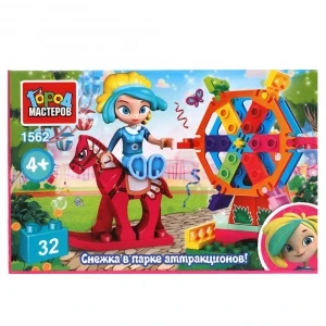 Фото для КОНСТРУКТОР "СНЕЖКА В ПАРКЕ РАЗВЛЕЧЕНИЙ" 32 ЭЛЕМЕНТА