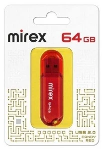 Фото для КАРТА ПАМЯТИ MIREX 64Gb CANDY RED