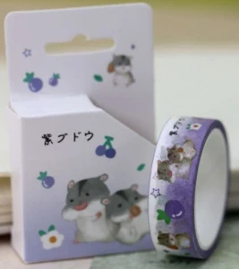 Фото для НАБОР Д ТВОРЧЕСТВА АЛЕФ ЛЕНТА 15ММх5М КЛЕЙКАЯ ДЕКОРАТИВНАЯ HAMSTER (601E-04, purple)