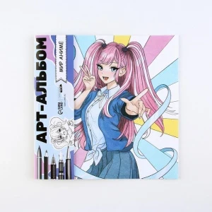 Фото для РАСКРАСКА АНТИСТРЕСС "МИР АНИМЕ"