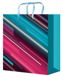 Фото для ПАКЕТ ПОДАРОЧНЫЙ 18*23*8СМ "НЕОНОВЫЕ СОБЫТИЯ"