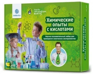 Фото для НАБОР Д ОПЫТОВ INTELLECTICO ХИМИЧЕСКИЕ ОПЫТЫ С КИСЛОТАМИ