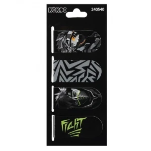 Фото для ЗАКЛАДКА МАГНИТНАЯ КОКОС 4ШТ 25*55 ММ (2628134*240540, Аниме воин)