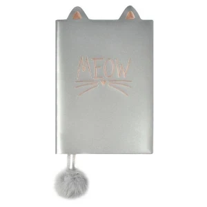 Фото для ЗАПИСНАЯ КН А6 48Л ПВХ ESCALADA ЛИНИЯ ТИСНЕНИЕ ФОЛЬГОЙ 10*14,8СМ (52538, Кот)