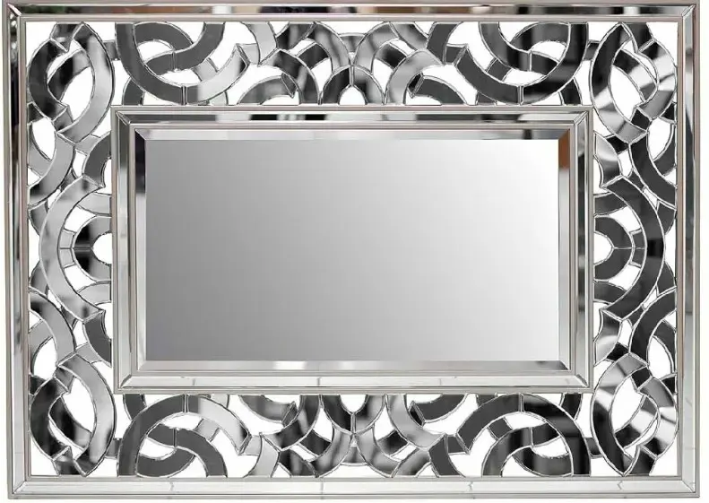 Декоративные зеркала Глория серебро