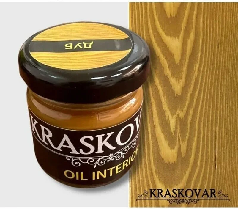 Масло для интерьера Kraskovar Deco Oil Interior Дуб 40 мл