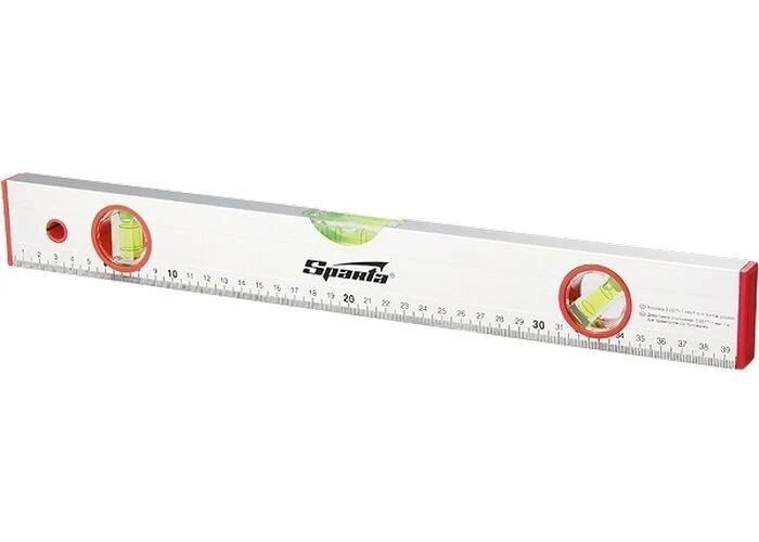 Фото для Уровень алюминиевый 600 мм, 3 глазка, линейка//SPARTA