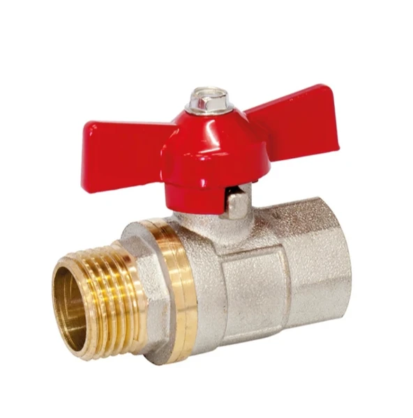 Фото для Кран шаровой СТАНДАРТ ВН/НР 1/2", бабочка //I-TECH