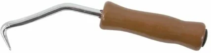 Фото для Крюк для вязки арматуры деревянная ручка 220 мм